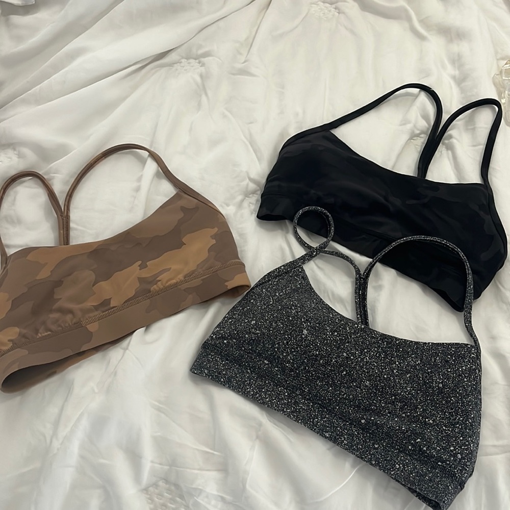 Lululemon Flow Y Bra Nulu 3 bras for $75